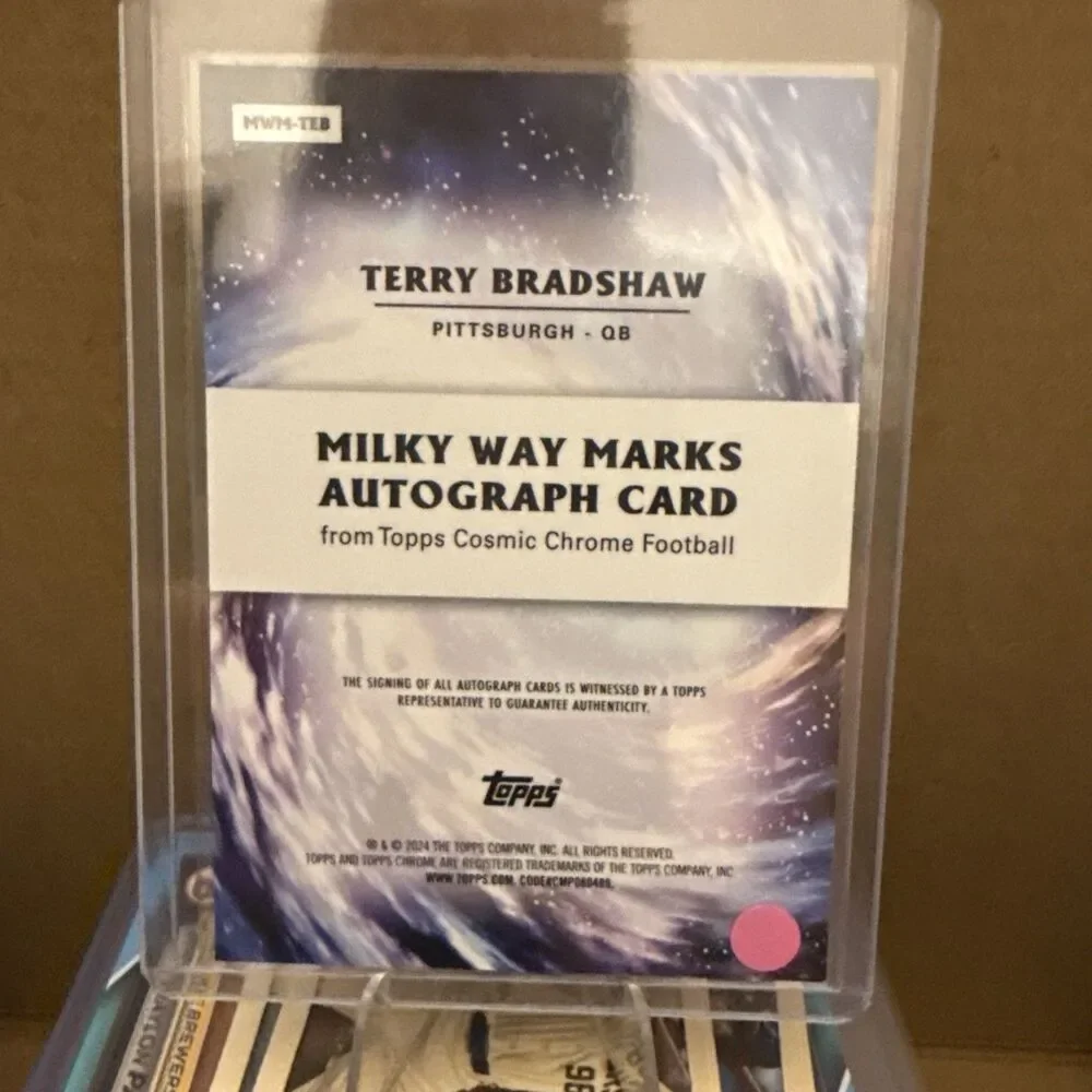 2024 Topps Cosmic Chrome Milky Way Terry Bradshaw 13/25 Orange Refractor🔥🔥